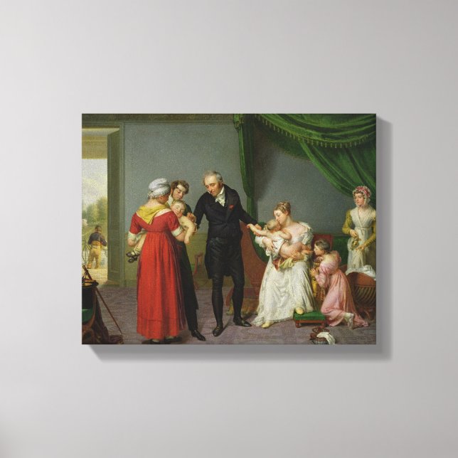 Baron Jean Louis Alibert Canvas Print (Front)