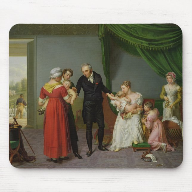 Baron Jean Louis Alibert Mouse Mat (Front)