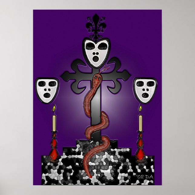 Baron Samedi and the Voodoo Guede Poster (Front)