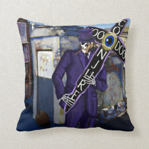 Baron Samedi Voodoo Art Pillow