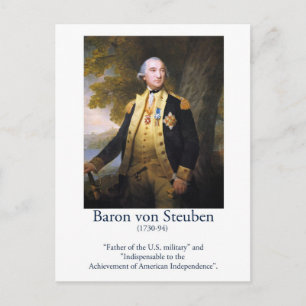 Baron von Steuben - US Military Postcard