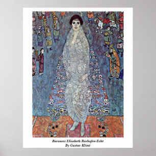 Baroness Elisabeth Bachofen-Echt By Gustav Klimt Poster