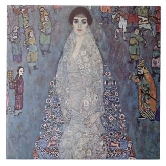 Baroness Elisabeth Bachofen-Echt by Gustav Klimt Tile