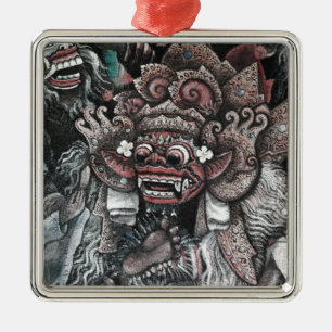Barong and Rangda Bali Metal Tree Decoration