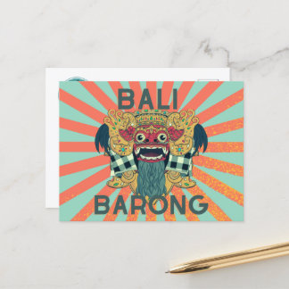  Barong Legacy: Vintage Bali Postcard