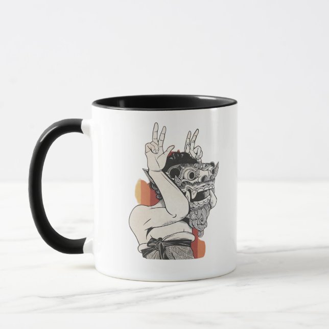 Barong Peekaboo Mug (Left)