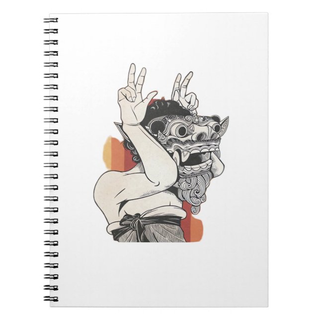 Barong Peekaboo Notebook (Front)