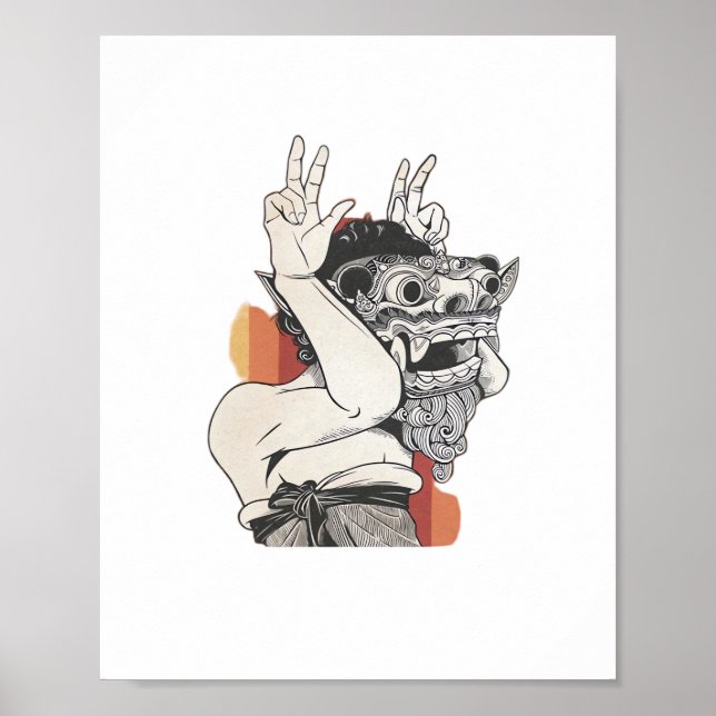 Barong Peekaboo Poster (Front)