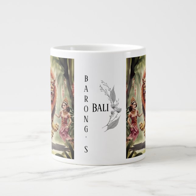 BARONG'S, Bali Large Coffee Mug (Front)