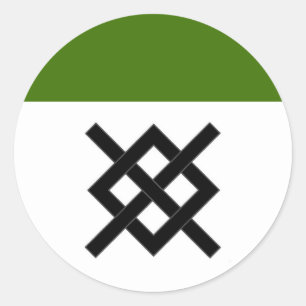 Barony of Altavia Populace Badge Classic Round Sticker