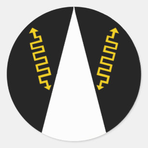 Barony of Andelcrag Populace Badge Classic Round Sticker