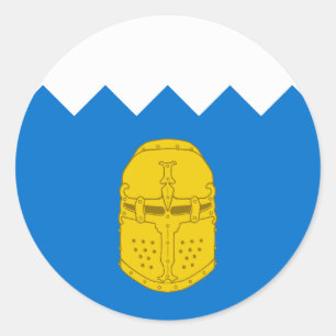 Barony of Bronzehelm Populace Badge Classic Round Sticker