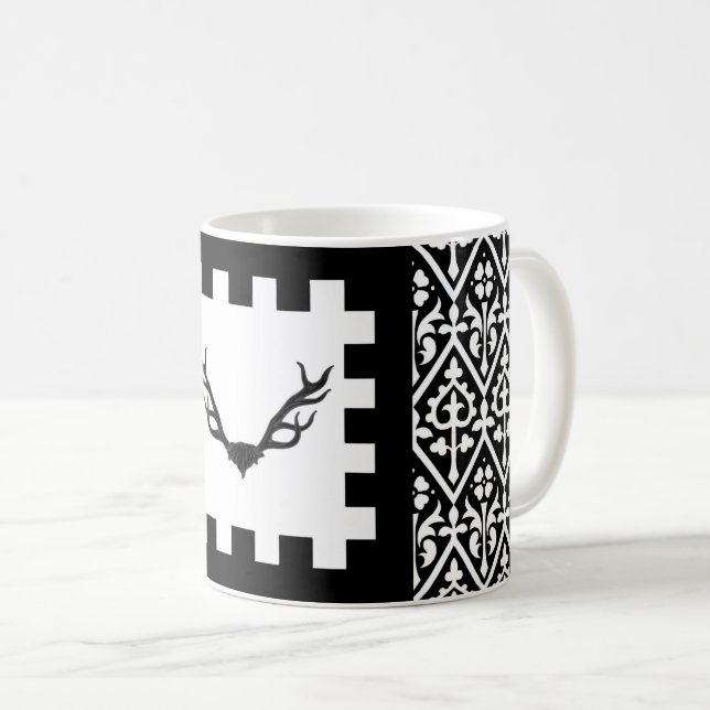 Barony of Buckland Cross Populace Badge Coffee Mug (Front Right)