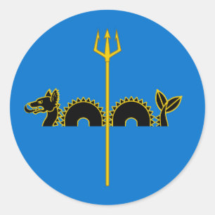 Barony of Calafia Populace Badge Classic Round Sticker