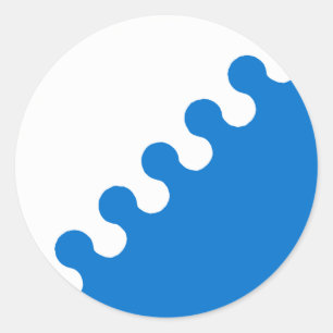 Barony of Cleftlands Populace Badge Classic Round Sticker