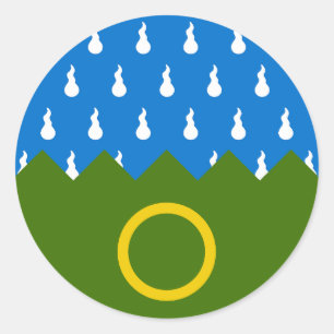 Barony of Endless Hills Populace Badge Classic Round Sticker