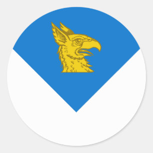 Barony of Gryphon's Lair Populace Badge Classic Round Sticker