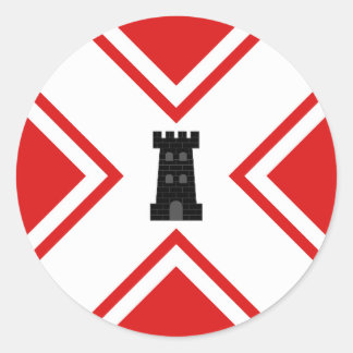 Barony of Northkeep Populace Badge Classic Round Sticker