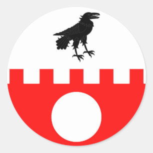 Barony of Raven's Fort Populace Badge Classic Round Sticker