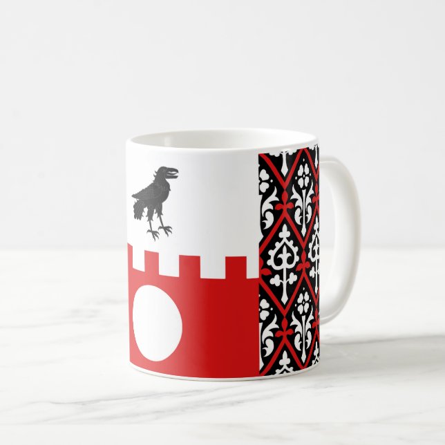 Barony of Raven's Fort Populace Badge Coffee Mug (Front Right)
