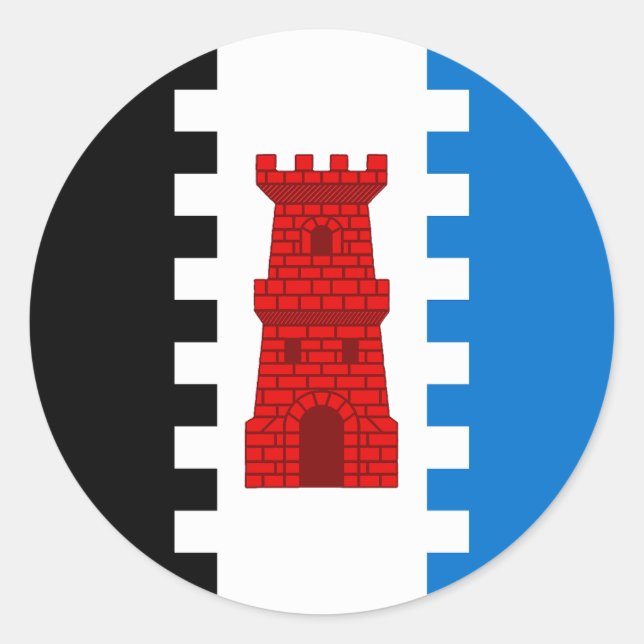 Barony of South Downs Populace Badge Classic Round Sticker (Front)