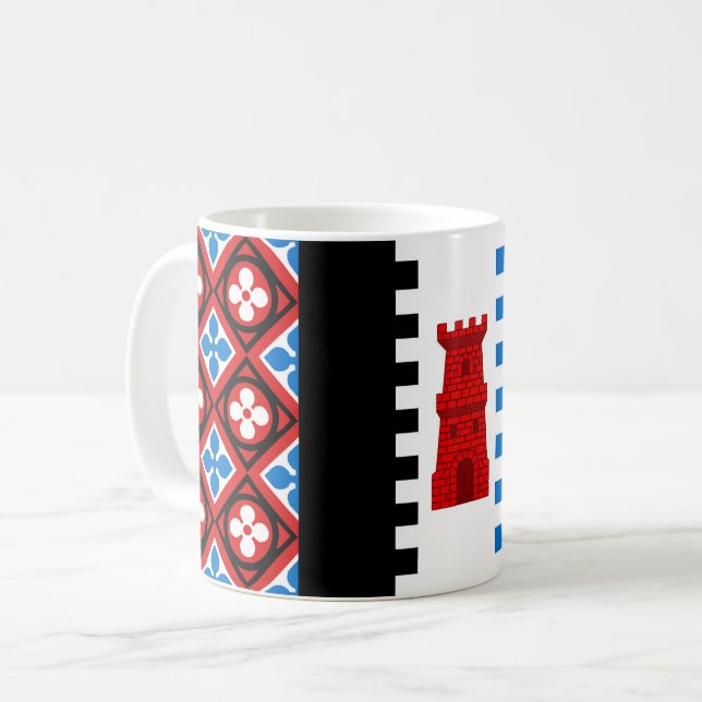 Barony of South Downs Populace Badge Coffee Mug (Front Left)