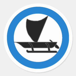 Barony of Western Seas Populace Badge Classic Round Sticker