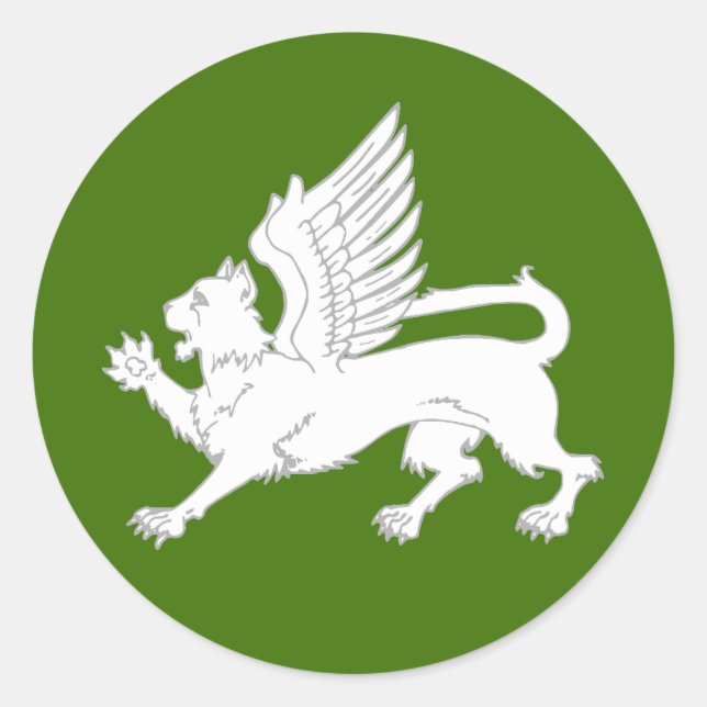 Barony of Windmasters' Hill Populace Badge Classic Round Sticker (Front)