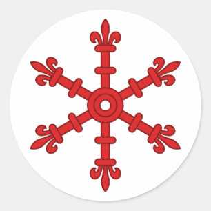 Barony of Wintermist Populace Badge Classic Round Sticker