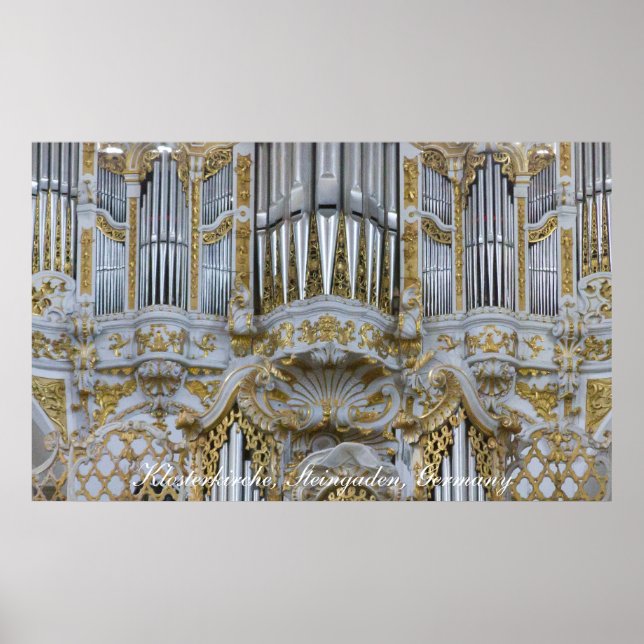 Baroque abbey organ poster (Front)