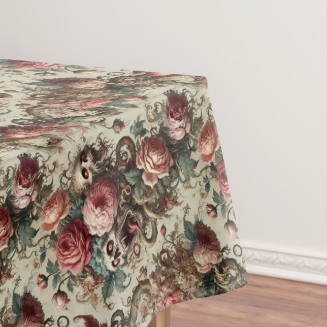 Baroque Aberration – Gothic Medium Pattern Tablecloth (In Situ)