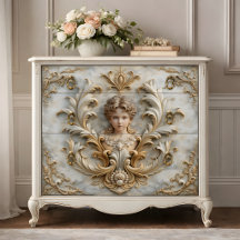 Baroque Angel Cherub Decoupage