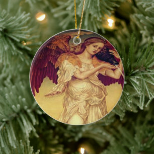 Baroque Angel gifts 2023 Ceramic Tree Decoration