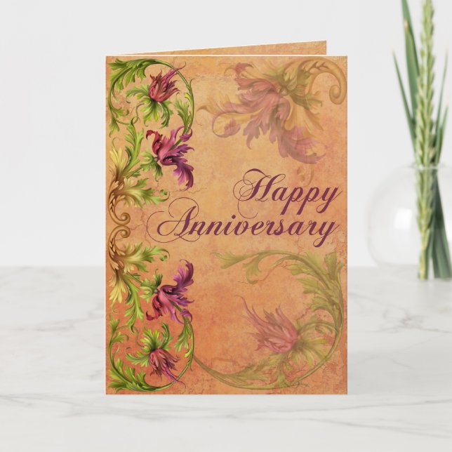 Baroque Anniversary Card (Front)