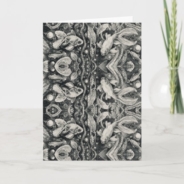 'Baroque Aquarium' - Thank You Card (Front)