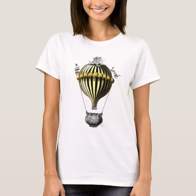 Baroque Balloon Black Yellow T-Shirt (Front)