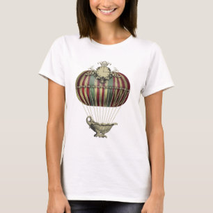 Baroque Balloon with Clock T-Shirt