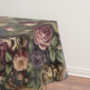 Baroque Battles & Blooms – Gothic Large Pattern Tablecloth