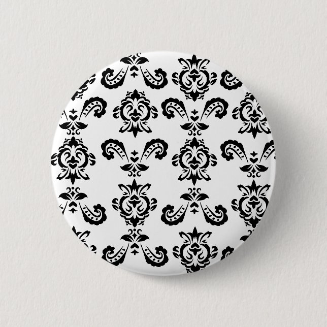 Baroque Black Button (Front)