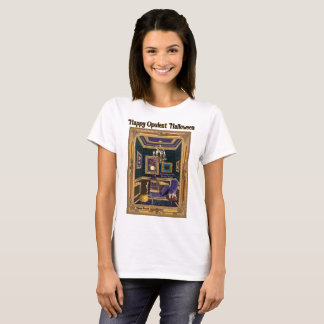 Baroque Boudoir Framed in Halloween Opulence T-Shirt