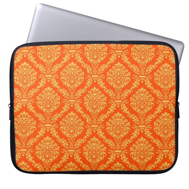 Baroque Damask #3 @ Sonoletre Laptop Sleeve (Front)