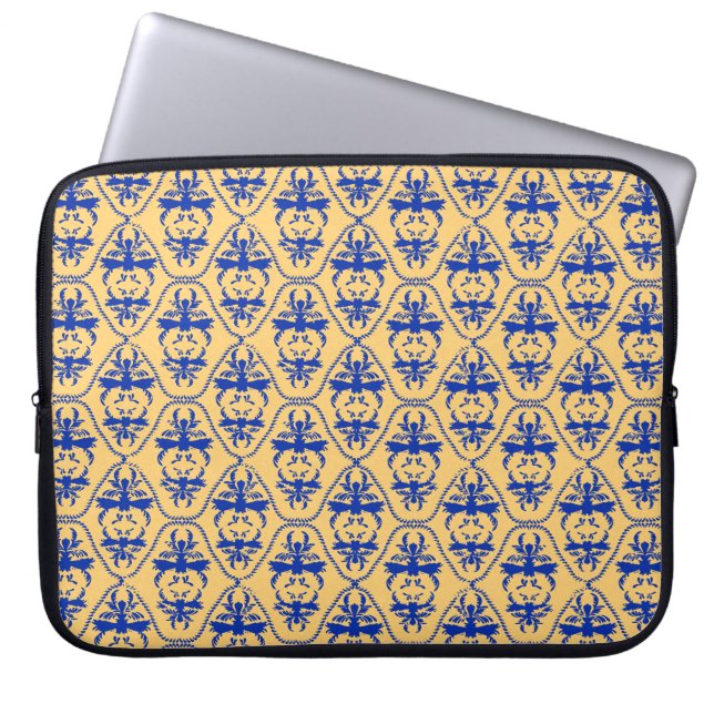 Baroque Damask #6 @ Sonoletre Laptop Sleeve (Front)