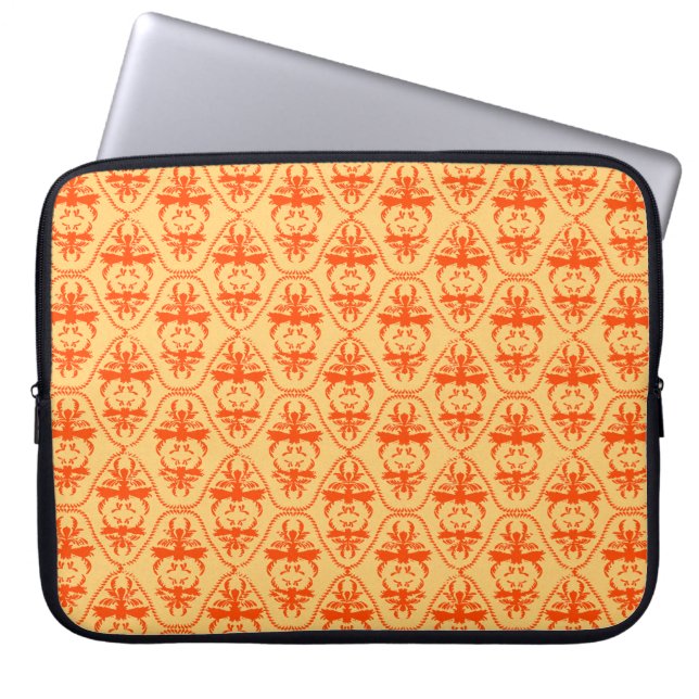 Baroque Damask #9 @ Sonoletre Laptop Sleeve (Front)