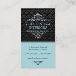 Baroque Damask Business Card