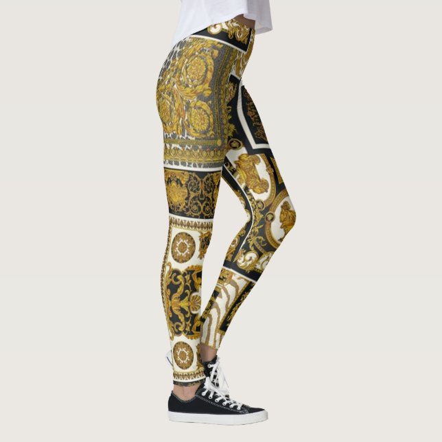 Baroque design leggings (Right)