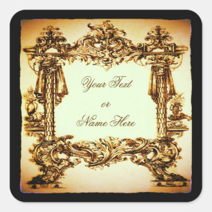 Baroque Design Personalised stickers