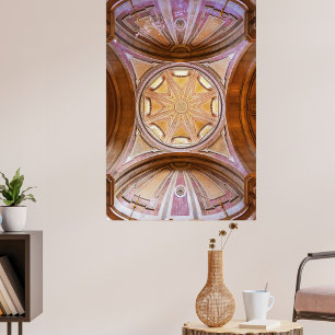 Baroque dome of the Santo Antonio de Lisboa Church Photo Print