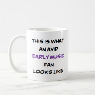 baroque early music fan coffee mug