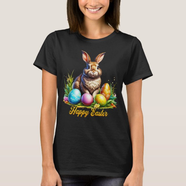 Baroque Easter Bunny T-Shirt (Front)