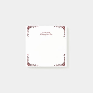 Baroque Elegance Post-it Notes
